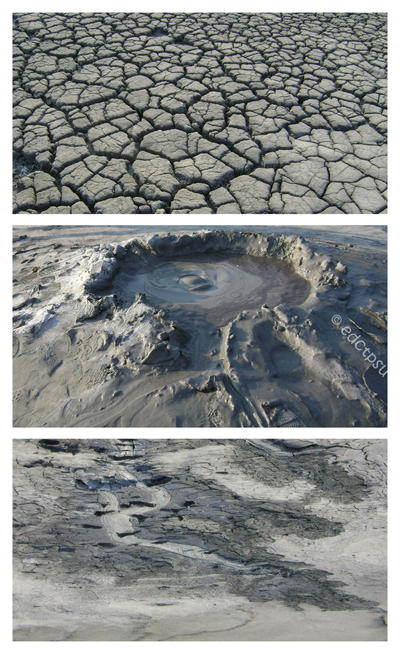 muddy volcanoes...