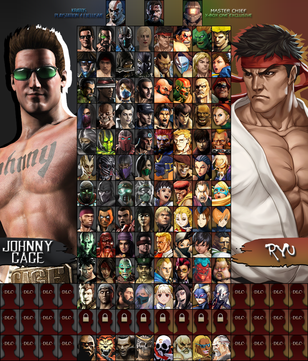 DC/Marvel vs Street Fighter/Mortal Kombat by BLA5T3R on DeviantArt