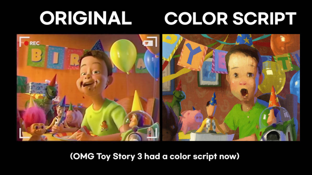 Toy Story Color Script