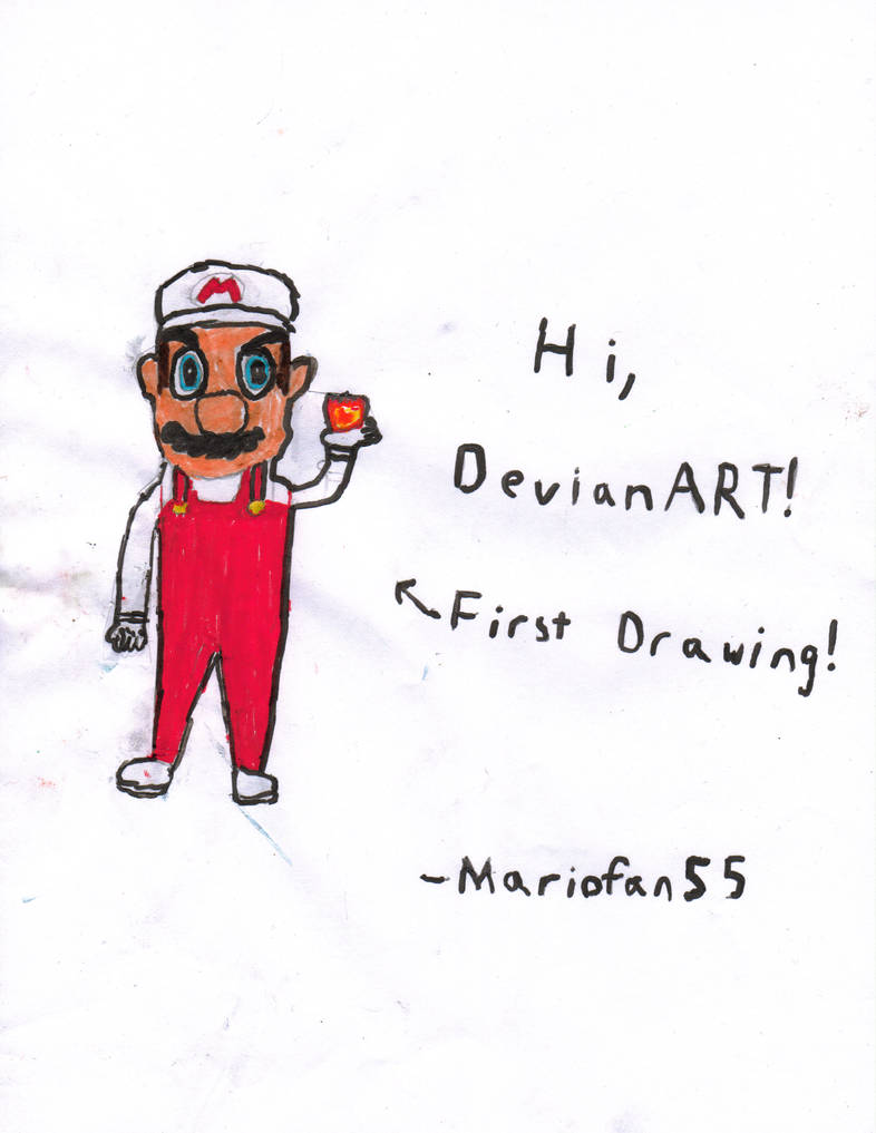 First Deviantart Drawing By Mariofan55 On Deviantart First Deviantart Drawing By Mariofan55 On Deviantart
