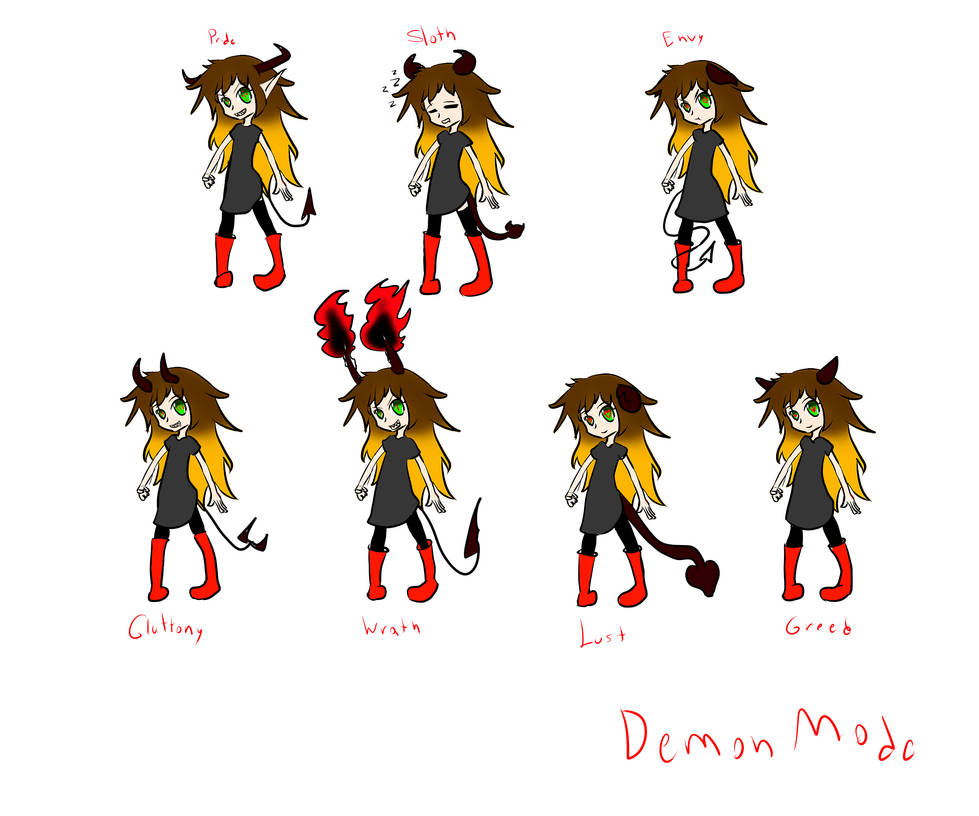 Demon Body Modifiers Demon mode by Queen-FenrisUlfr on DeviantArt