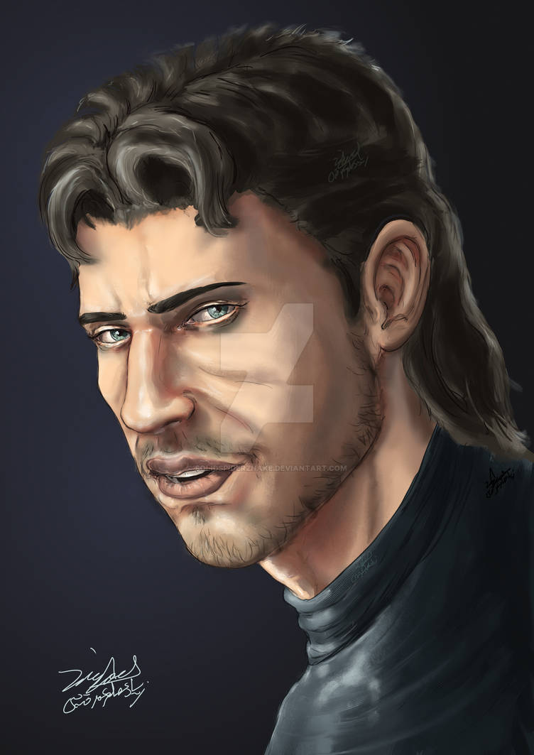 Solid Snake Portrait by SolidSpiderZnake on DeviantArt