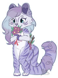 Smelling flowers [C]