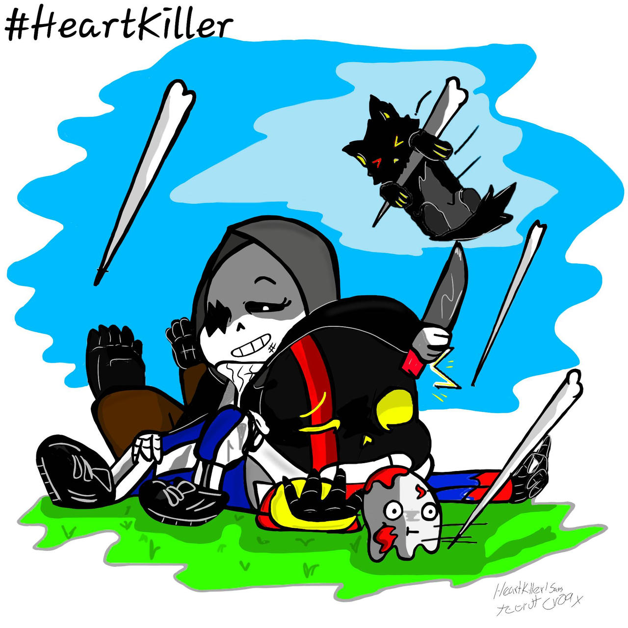 Killer!Sans by ZZjd202 on DeviantArt