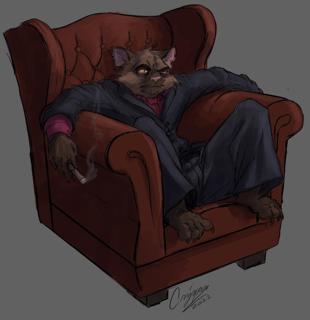 Mob Cat Mafia cat by Cryspan on DeviantArt