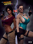 Lara Croft vs Chloe Frazer - Fanart by Hent92