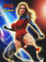 Captain Marvel - Carol Danvers_EHM fanart by Hent92