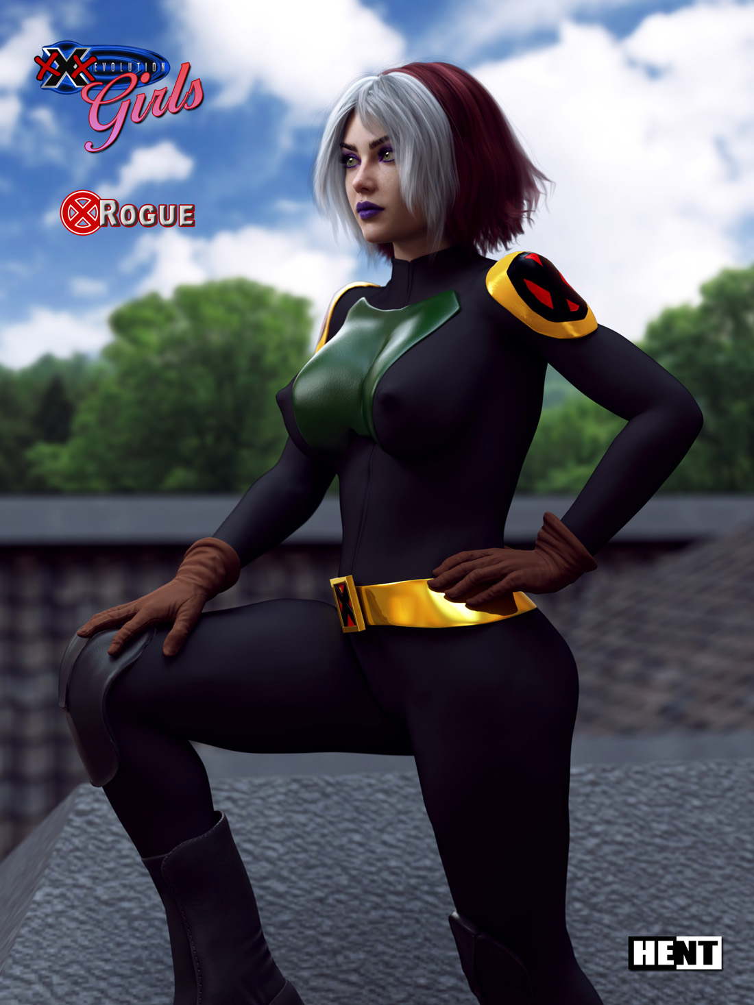 Evov Deviantart Rogue - X-men Evo Fanart by Hent92 on DeviantArt