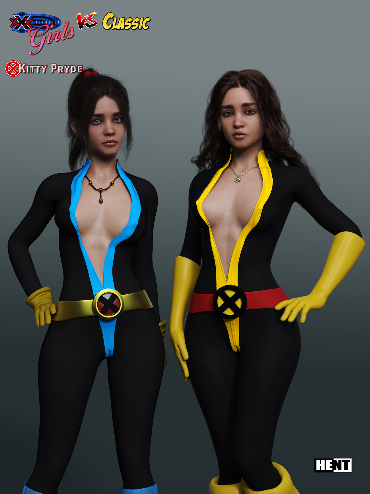 Shadowcat_Classic vs Evolution_X-Men Fanart
