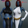Mystique Classic vs Evolution_X-Men Fanart