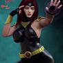 Jean Grey Evolution_Sadie Sink_X EVO fanart