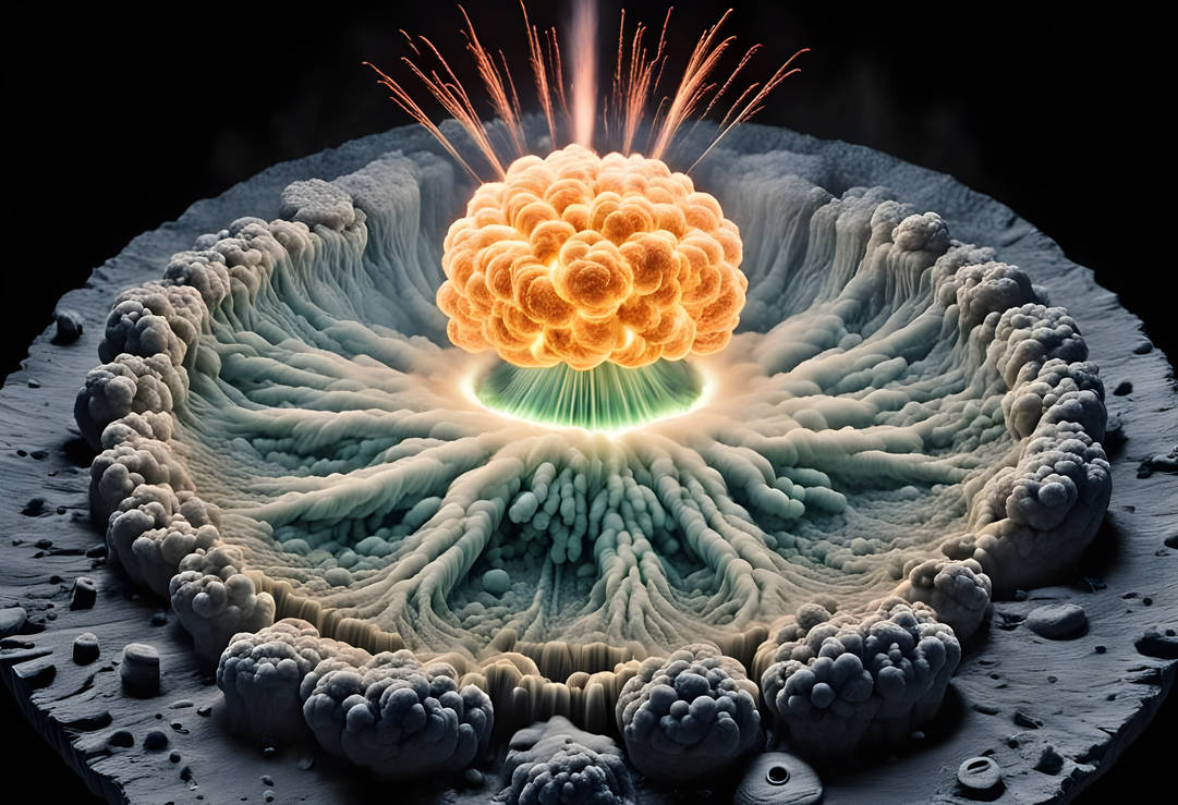Cell Nucleus Exploding Nucleus explosion by SaItyFrank on DeviantArt