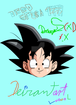 Goku cabezon xD