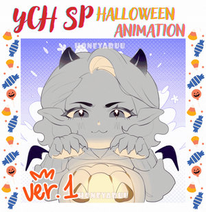 YCH SP CHIBI ANIMATION HALLOWEEN #68 [OPEN]