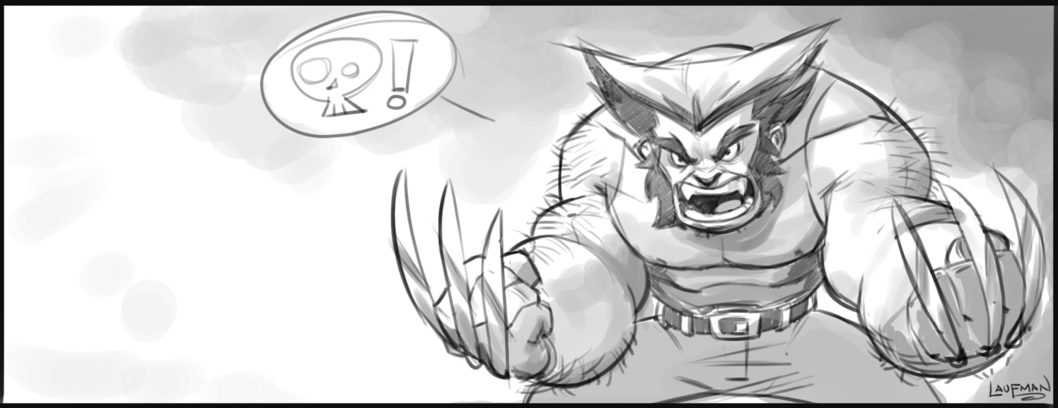 WOLVERINE - Warm up sketch