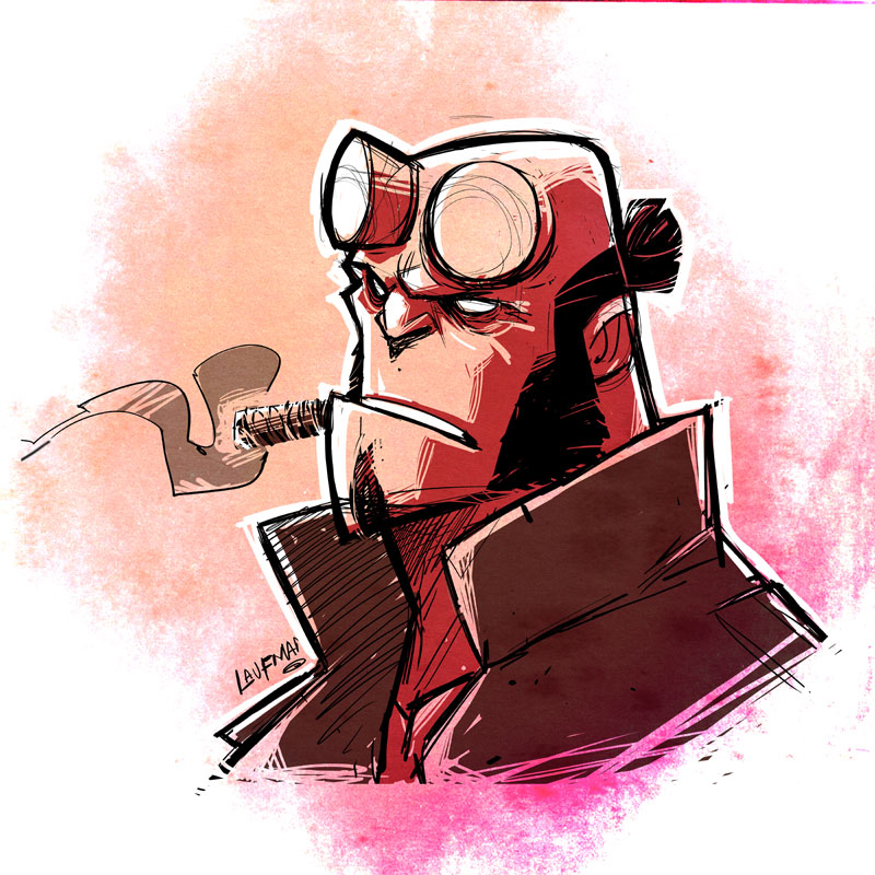 Hellboy Sketch