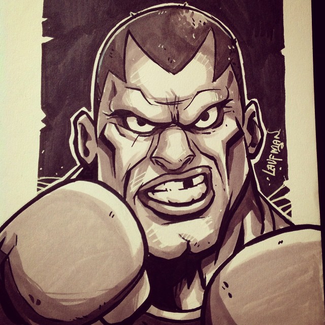 Inktober Day 26 Balrog!