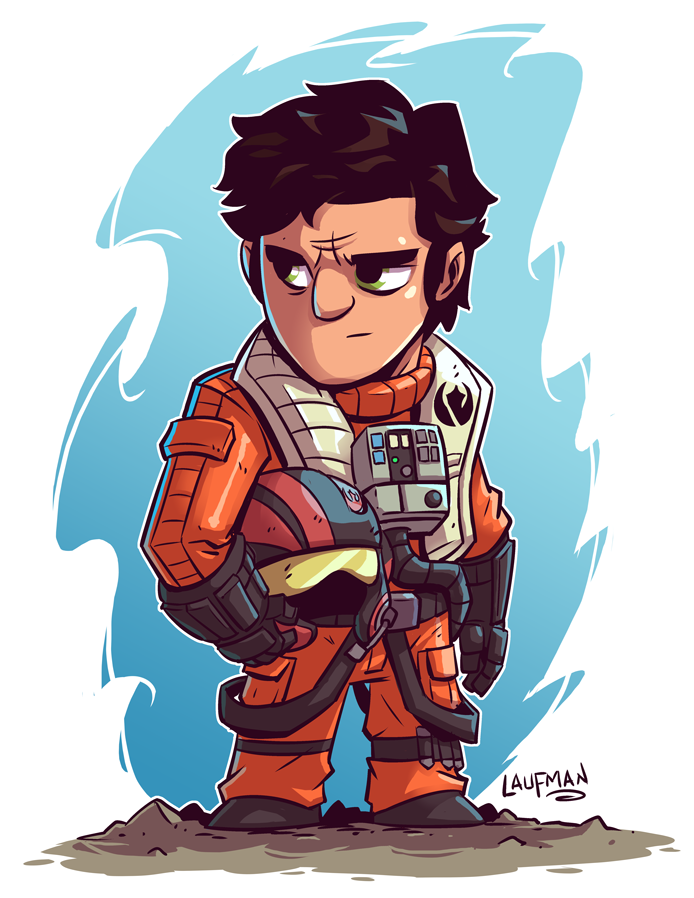 Chibi Poe Dameron