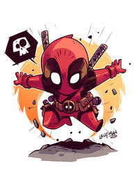 Chibi Deadpool! by DerekLaufman