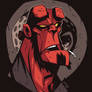 Hellboy Head Sketch