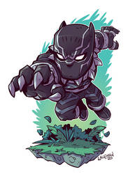 Chibi Black Panther by DerekLaufman