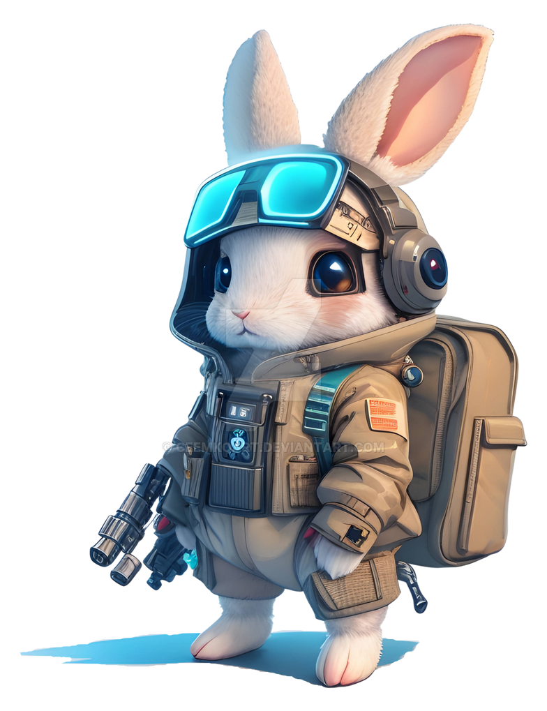 Nano Hoppers: The Futuristic Cute Rabbit Soldier by CeemkoArt on DeviantArt