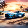 Ford Mustang GT Sunset Malibu Style