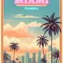 Vintage Miami Poster: Retro Vibes on Ocean Dr