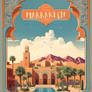 Vintage Marrakech Poster:Explore Moroccan Elegance