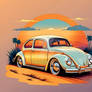 Classic Beetle: Sunset Serenity