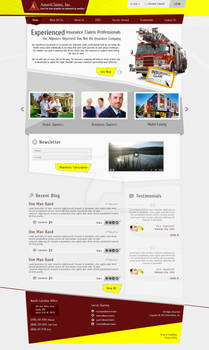 AmeriClaims Inc Website mockup desgin