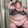 Ssbbw Chugging down soda to get fatter