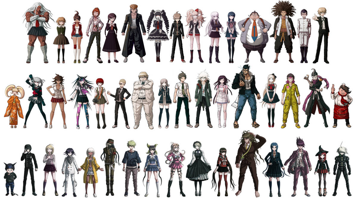 Danganronpa Classes With Real Size By Jobulletchief On DeviantArt danganronpa-classes-with-real-size-by-jobulletchief-on-deviantart