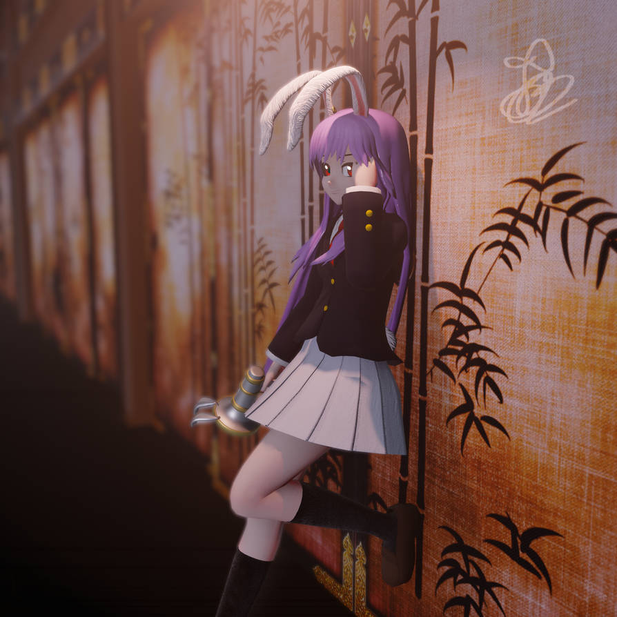 The Lunatic Moon Rabbit::.\\ by BlancMMD on DeviantArt