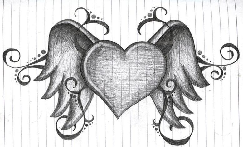 heart with wings