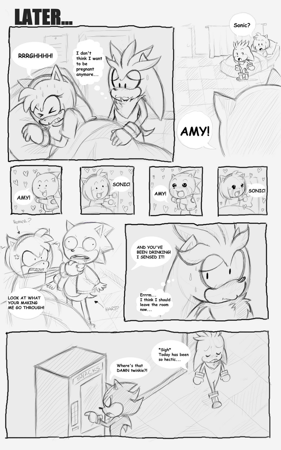 Sonic got Amy Pregnant Pg 35