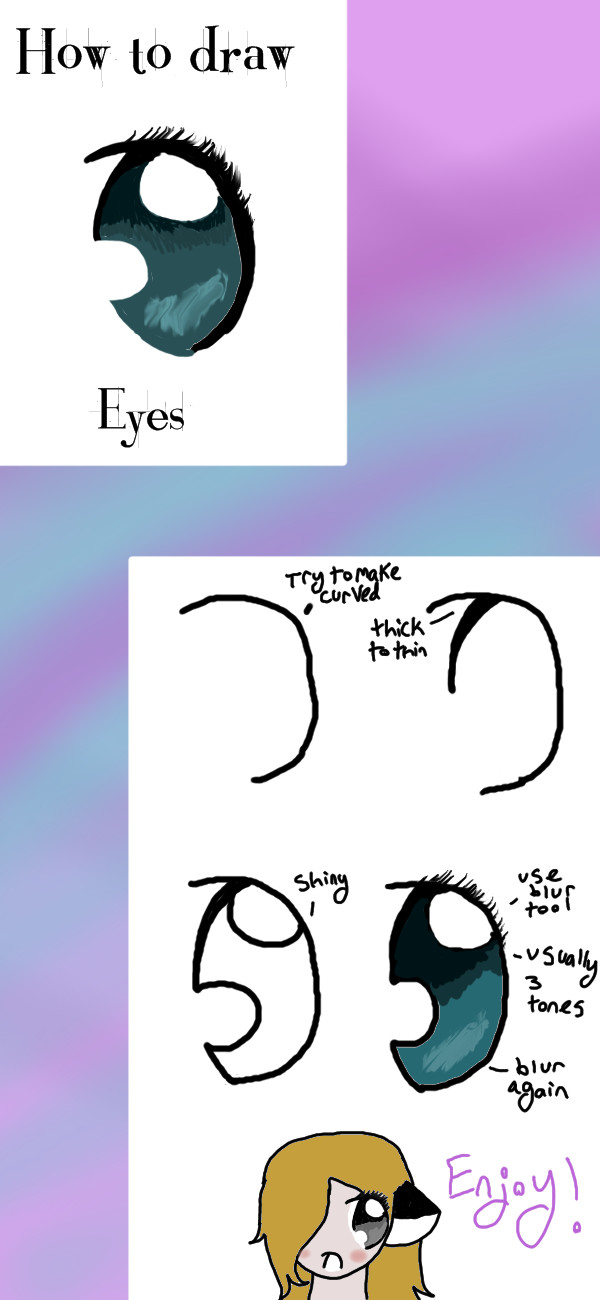 How to draw eyes .:version aon:.