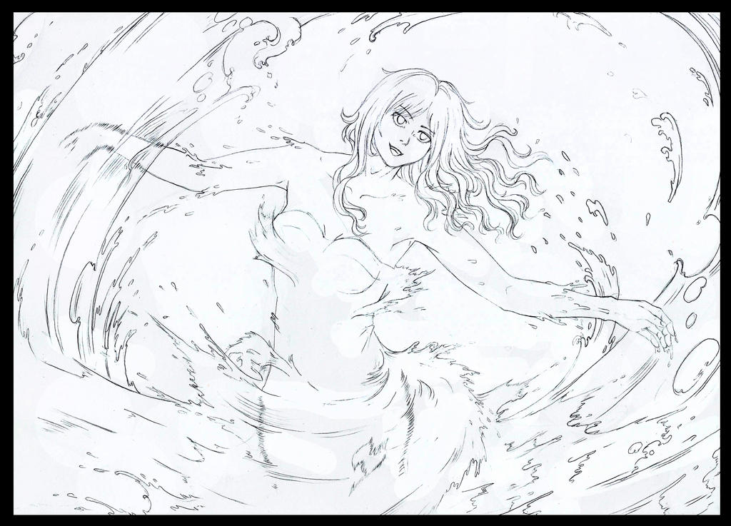 Juvia Of The Great Sea SKETCH