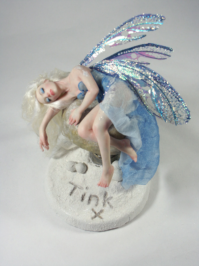 FAIRYTASIA OOAK Tiny Winter's Slumber Tinkerbell 3