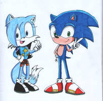 Popy and Sonic