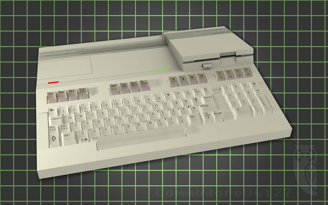 Commodore 128 Prototype Top Right Drive by ChickenGeorge88 on DeviantArt