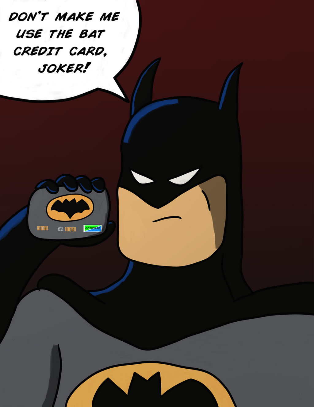 Batcedit Card Batman and his Bat Credit Card by daimando on DeviantArt