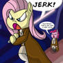 Fluttershy as a....Aggressive Jedi