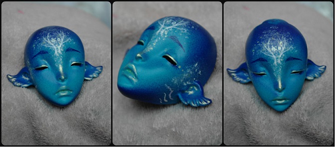 Face-up on our SP ombre head