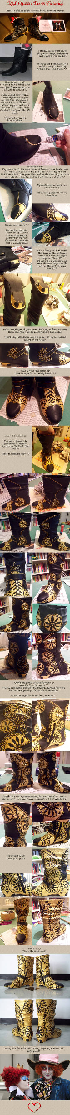 Red Queen Boots Tutorial