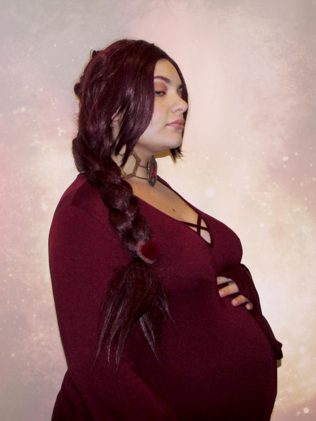 Pregnant Melisandre by CalamityJade