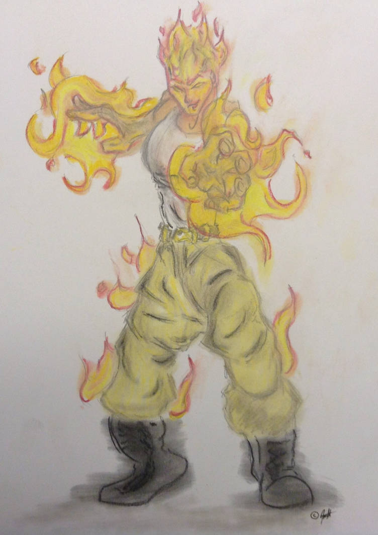 Human Fireball by Fodderof3 on DeviantArt