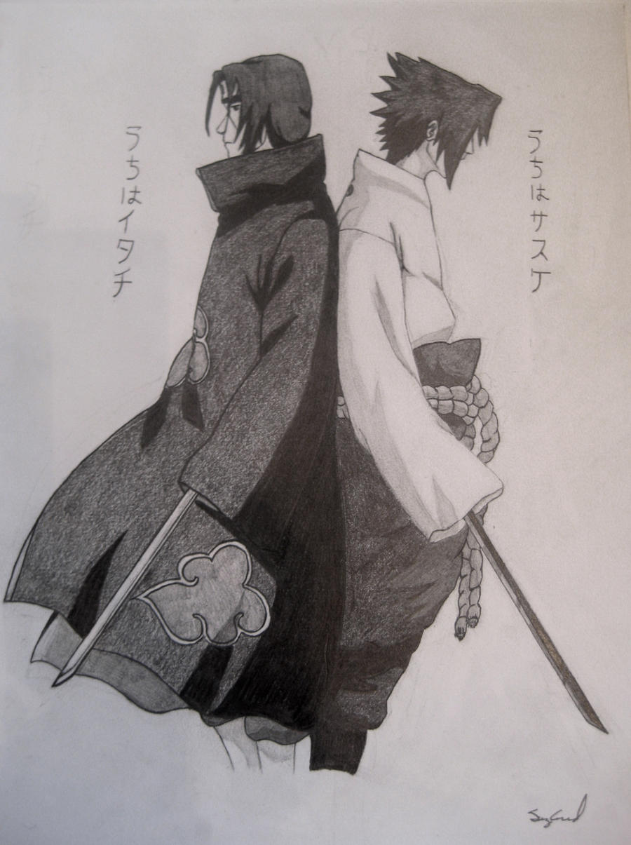 Aesthetic Euphoria - Drawing Itachi Uchiha& Sasuke Uchiha