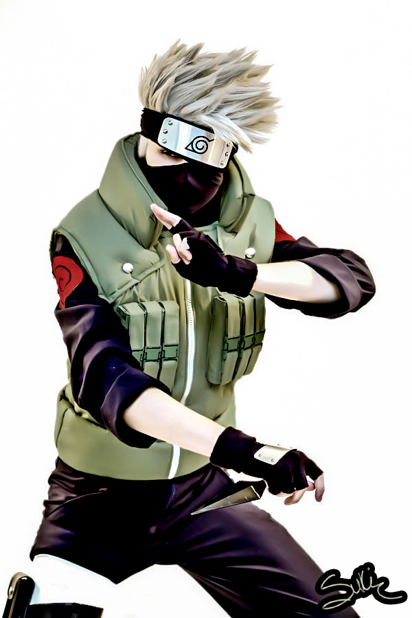 Cartoon style Kakashi cosplay by Suki-Cosplay on DeviantArt