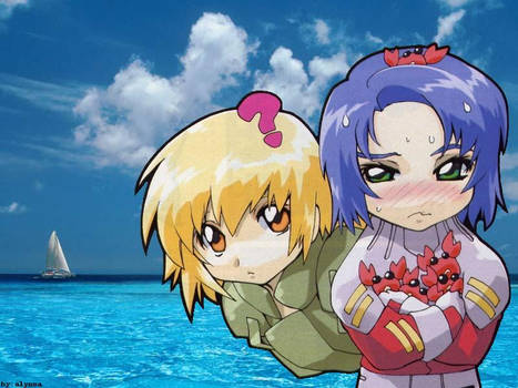 Athrun and Cagalli Wallpaper3